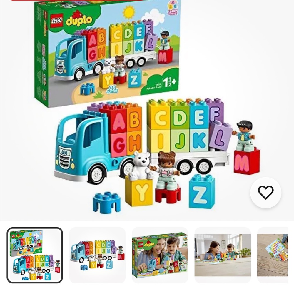 Original Lego DIPLO Alphabet Truck